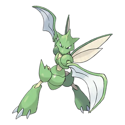 Scyther official artwork