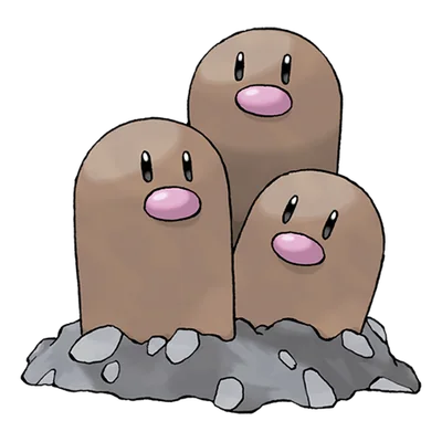 Dugtrio official artwork