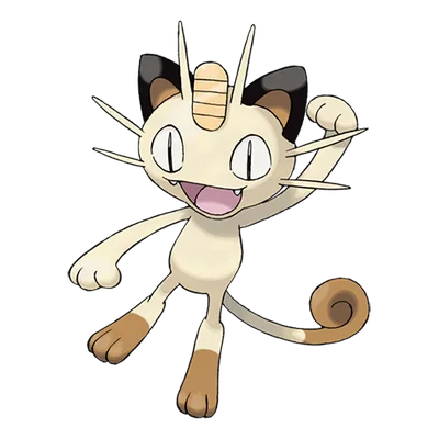 Meowth official artwork