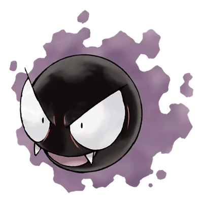 Gastly official artwork
